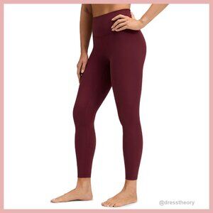 High Waisted Compression Leggings 25" - Tummy Control Workout Yoga Pants